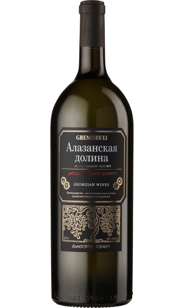 Вино ординарное сортовое "Алазанская Долина" кр. п/сл 10,5-12% 1,5л серия Gremiseuli